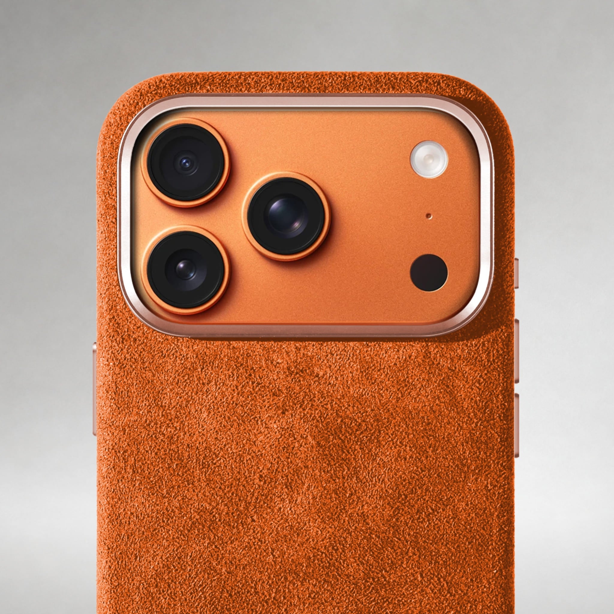FIONERO® iPhone 17 Pro Max - Alcantara Case – Cosmic Orange