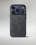 FIONERO® iPhone 17 Pro Max - Alcantara Hülle – Midnight Black