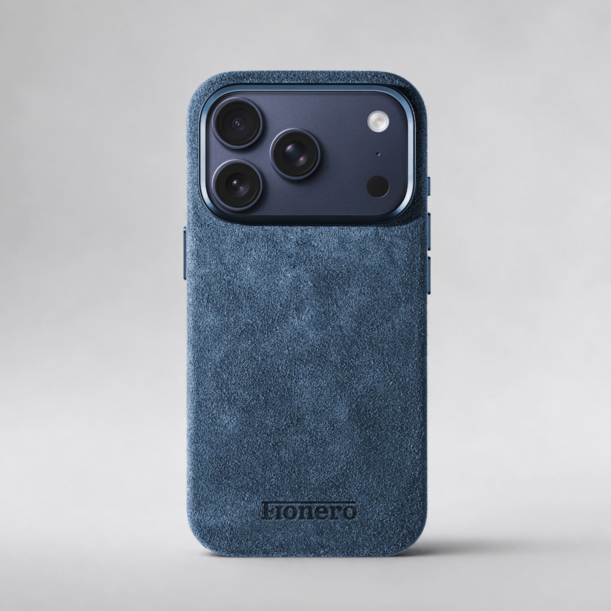 FIONERO® iPhone 17 Pro Max - Alcantara Case – Ocean Blue