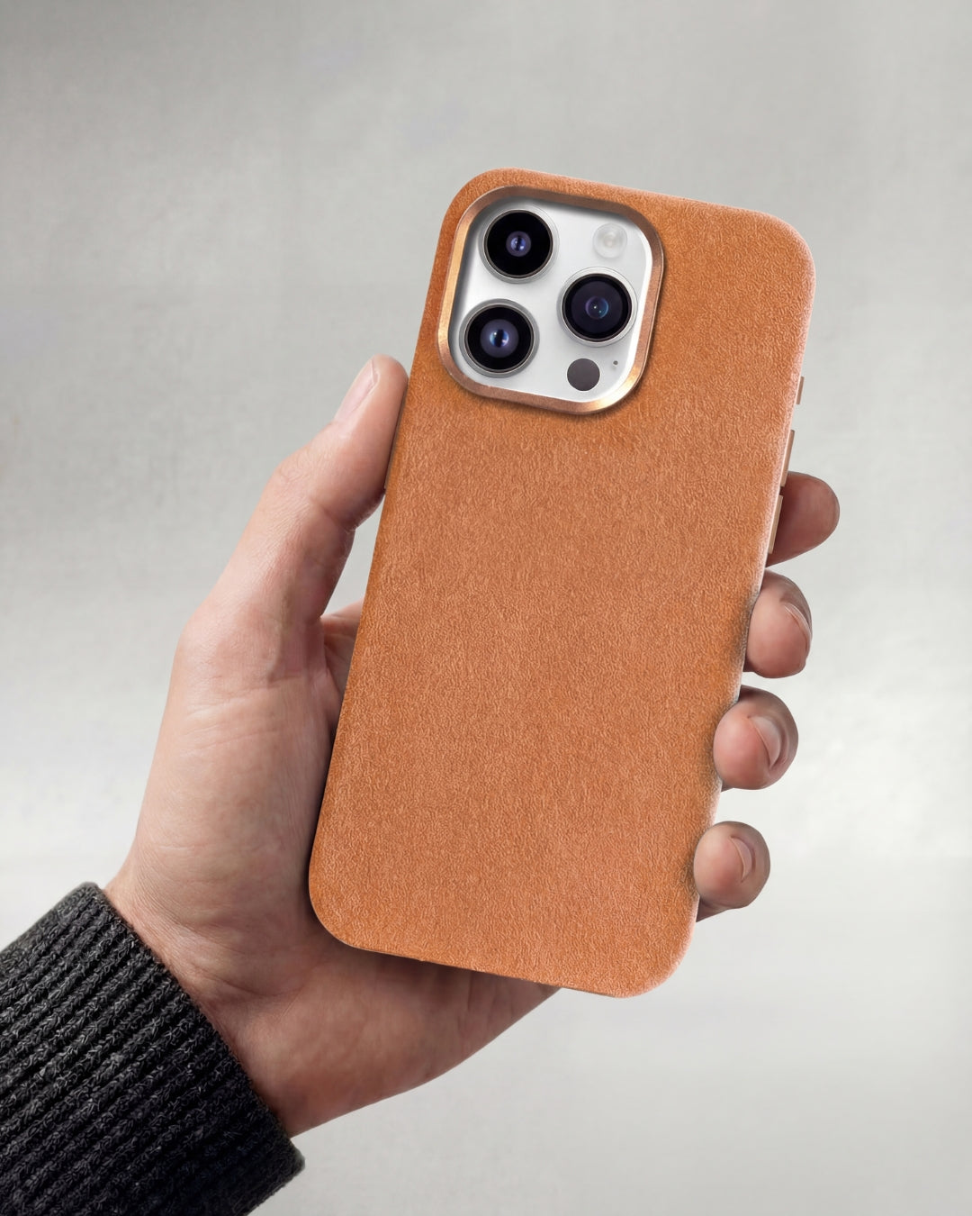 iPhone 12 Pro - Alcantara Case - Cosmic-Orange