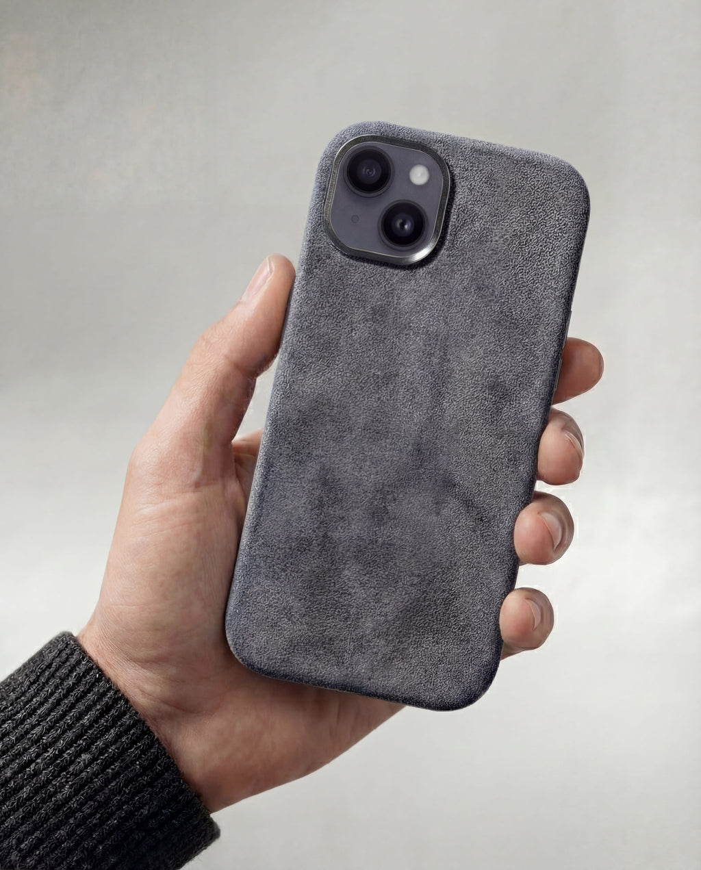 iPhone 13 Mini - Alcantara Case - Midnight-Black
