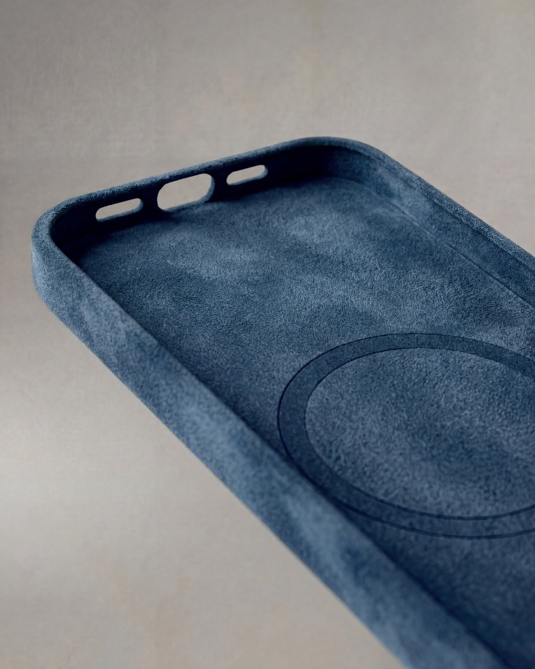 iPhone 13 Mini - Alcantara Case - Ocean-Blue