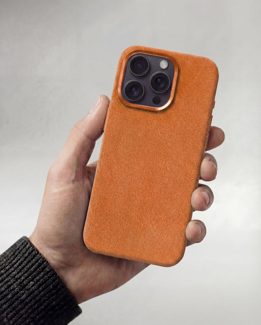 iPhone 13 Pro - Alcantara Case - Cosmic-Orange