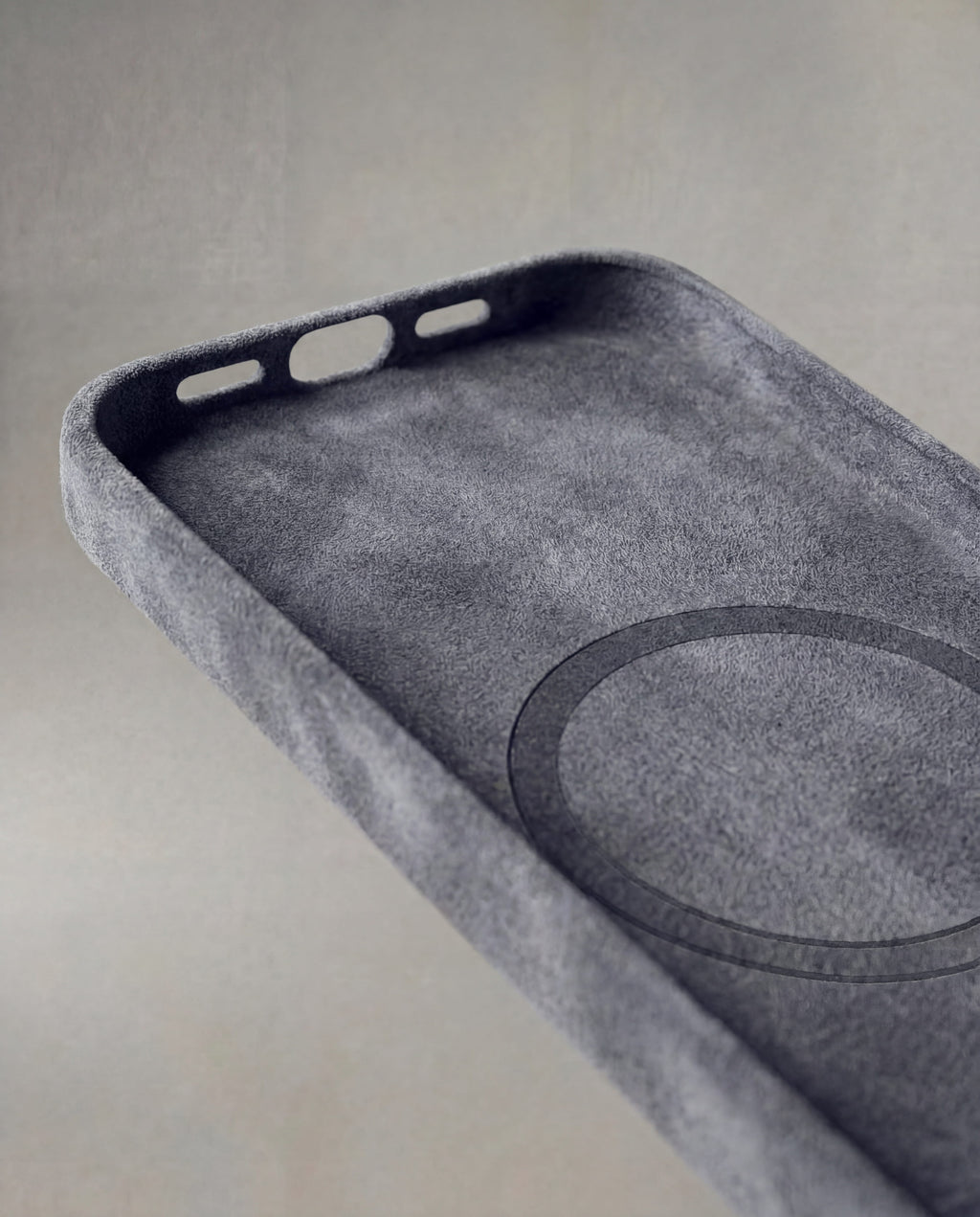 iPhone 13 Pro - Alcantara Case - Nardo-Grey