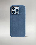 iPhone 13 Pro - Alcantara Case - Ocean-Blue