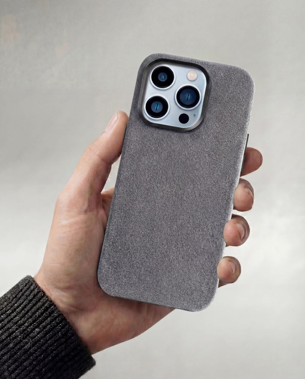 iPhone 13 Pro Max - Alcantara Case - Nardo-Grey