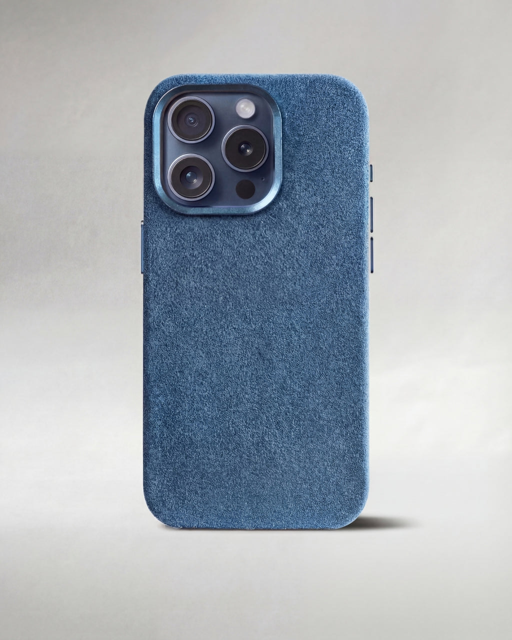 iPhone 15 Pro - Alcantara Case - Ocean-Blue
