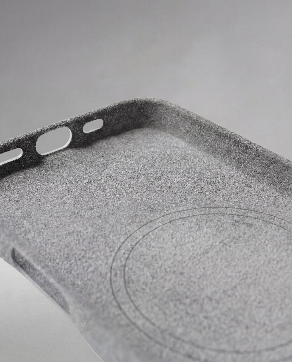 iPhone 16 - Alcantara Case - Nardo-Grey