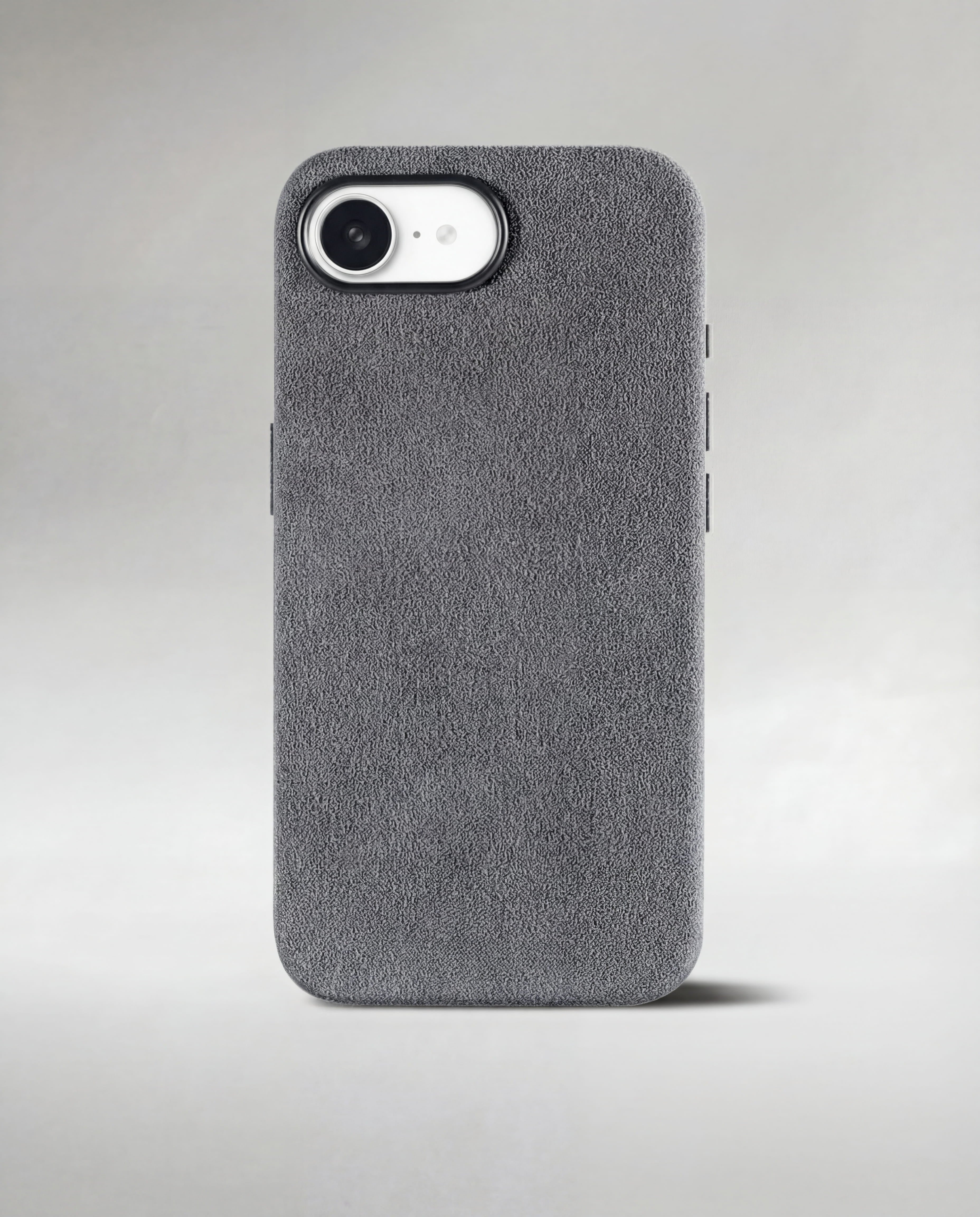 iPhone 16e - Alcantara Case - Nardo-Grey