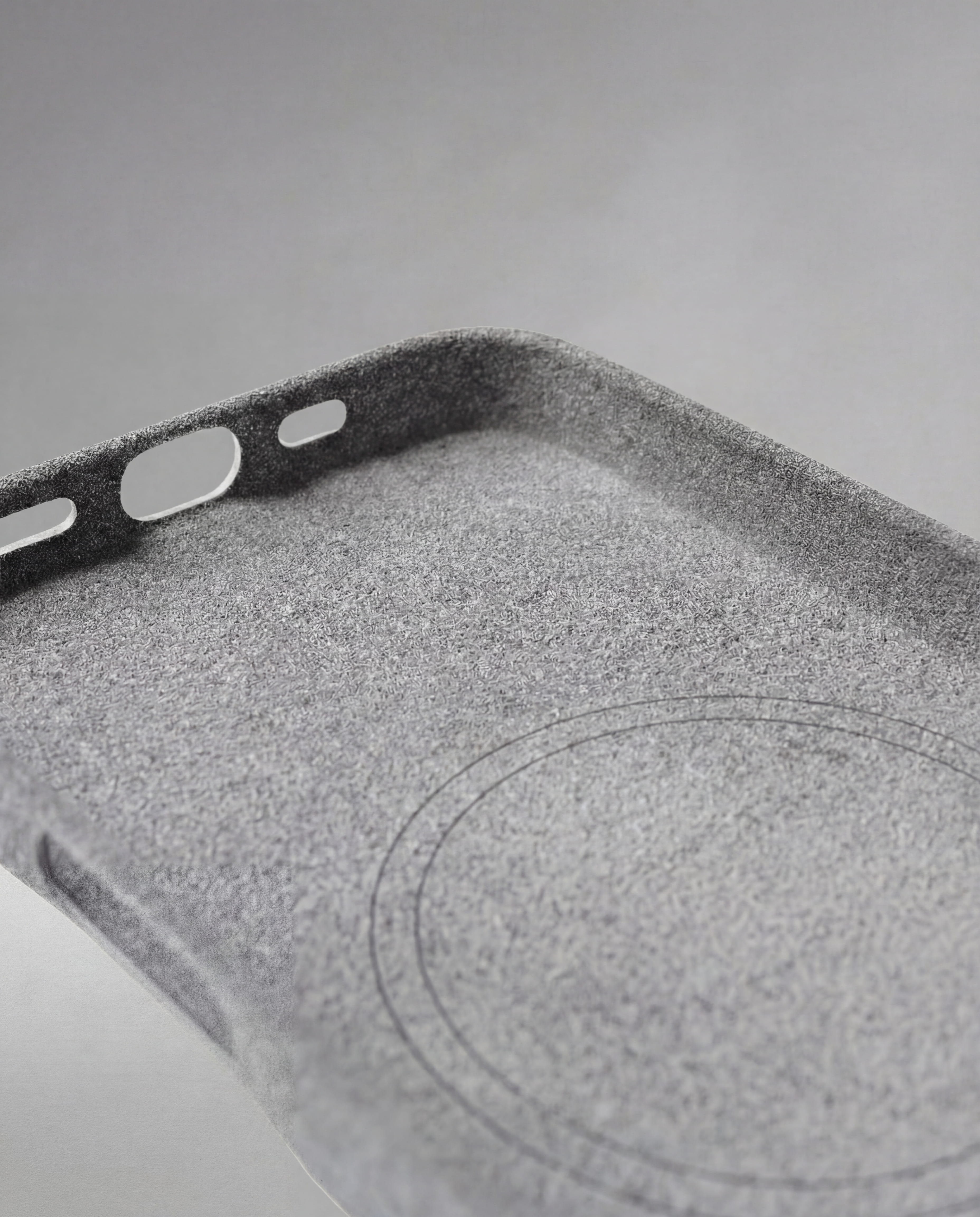 iPhone 16 Plus - Alcantara Case - Nardo-Grey