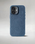 iPhone 16 Plus - Alcantara Case - Ocean-Blue