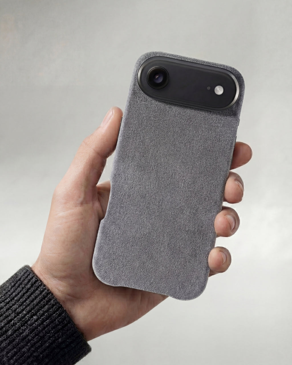 iPhone 17 Air - Alcantara Case - Nardo-Grey