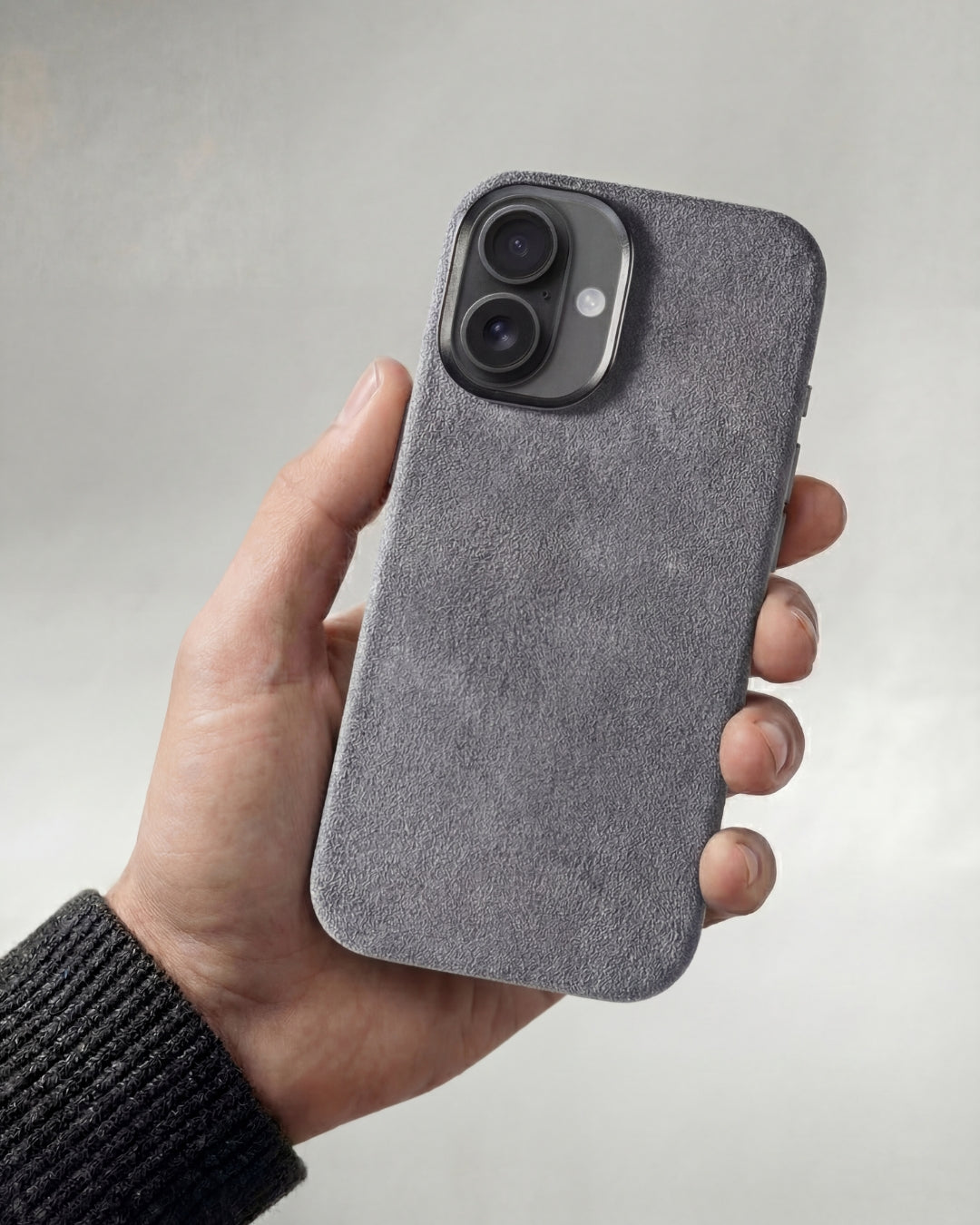 iPhone 17 - Alcantara Case - Nardo-Grey