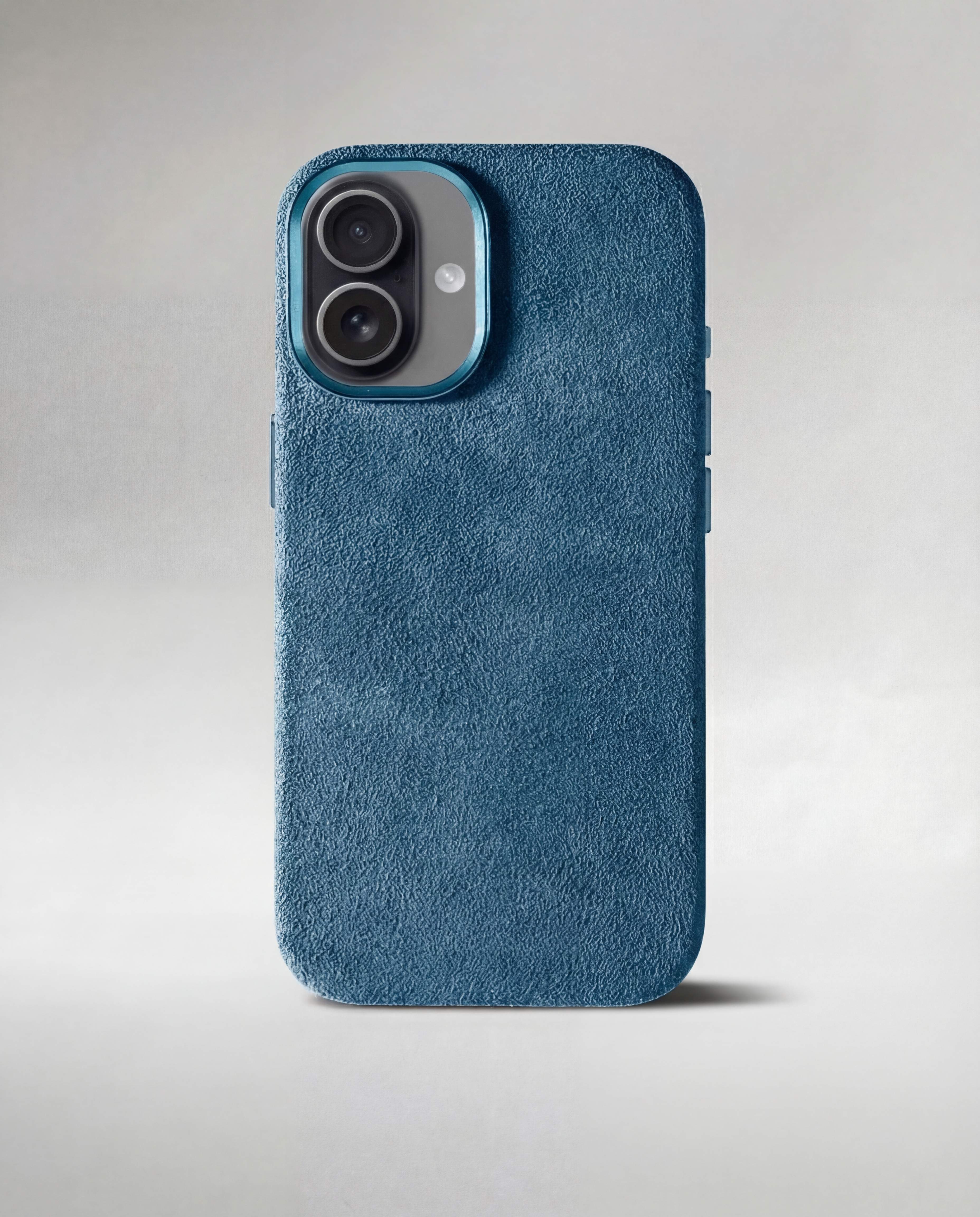 iPhone 17 - Alcantara Case - Ocean-Blue