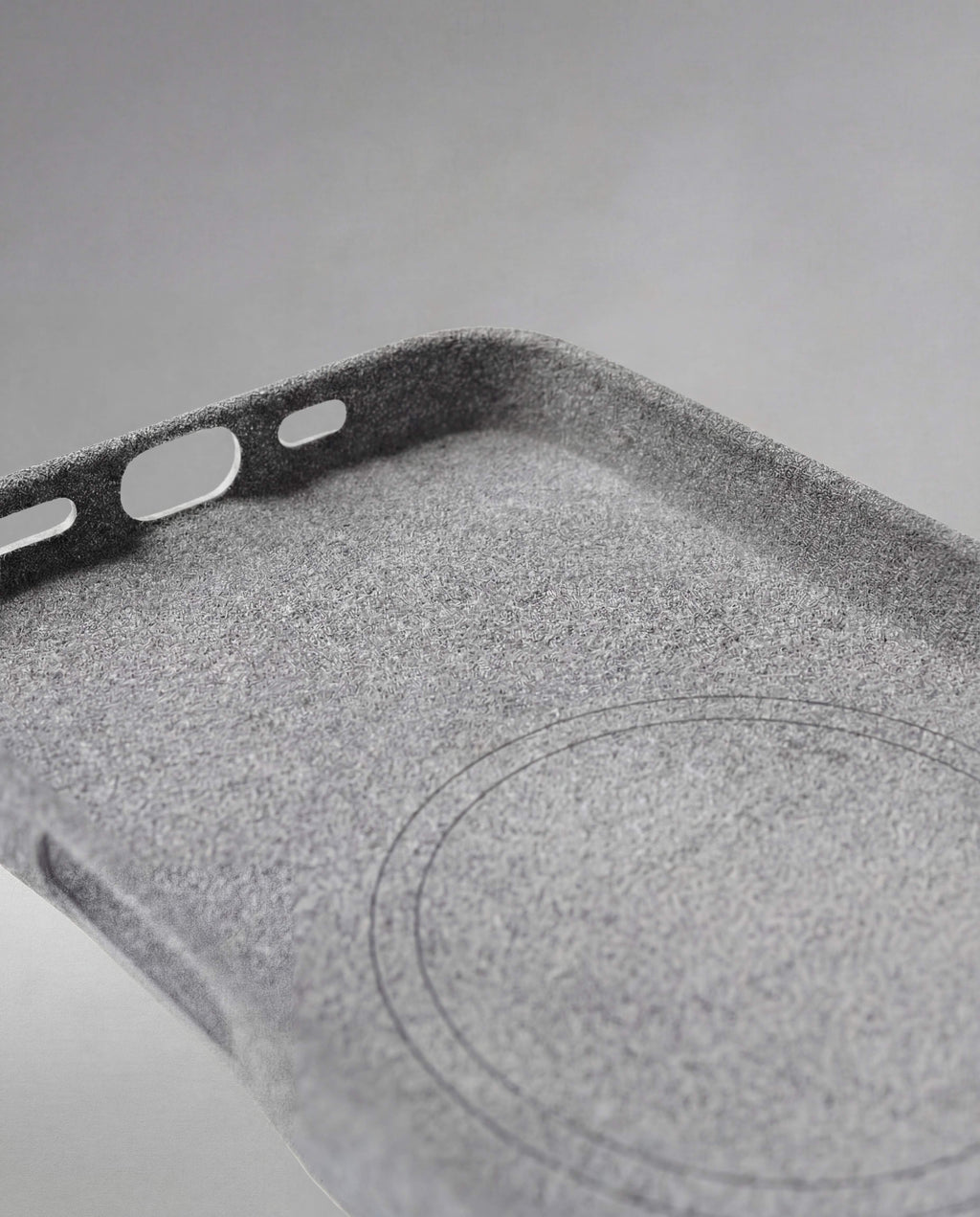 iPhone 17e - Alcantara Case - Nardo-Grey