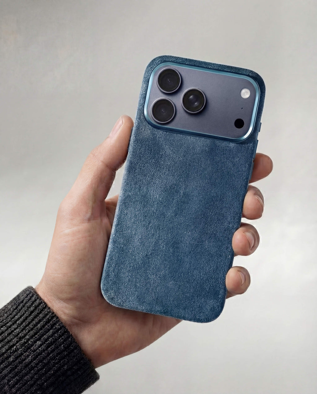 iPhone 17 Pro Max - Alcantara Case - Ocean-Blue